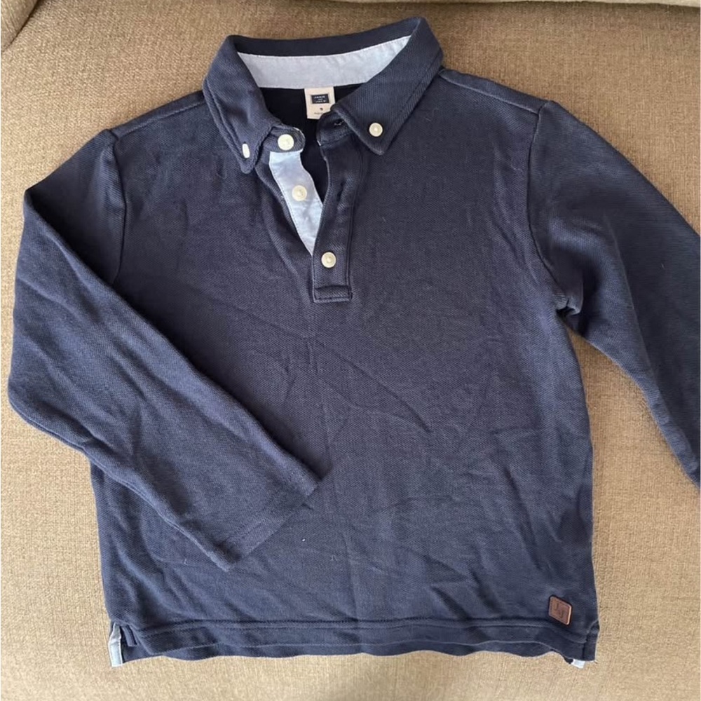 Classic Navy Kids Polo Shirt Janie & jack size 5